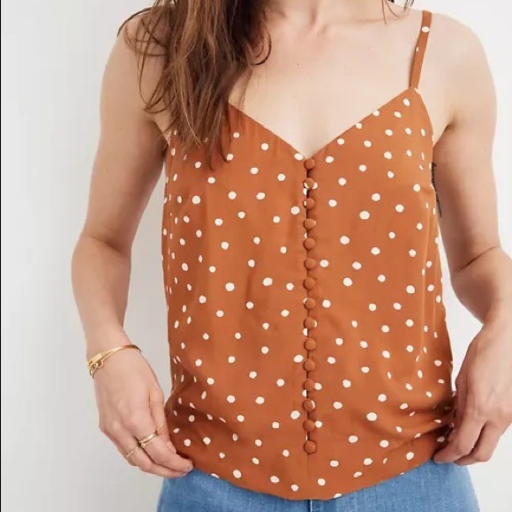 Button-down Cami in Inkspot Dot
